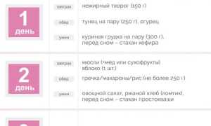 Самые эффективные экспресс-диеты на 3 дня для похудения в домашних условиях