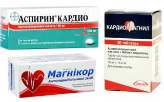 Сердечные таблетки список