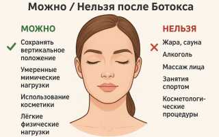 Ботокс: что нельзя делать после процедуры