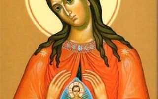 Икона помощница при родах